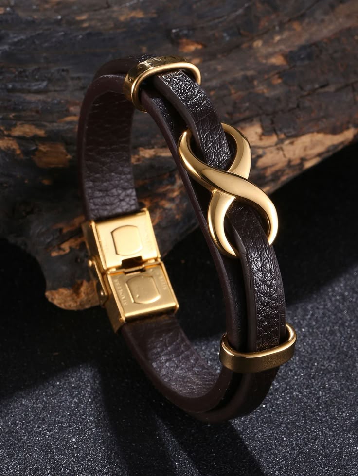 Men's Leather Hand Bracelet